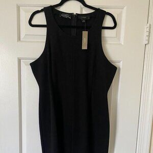 Never Worn J.Crew Mario Bellucci Black Sleeveless Sheath Dress